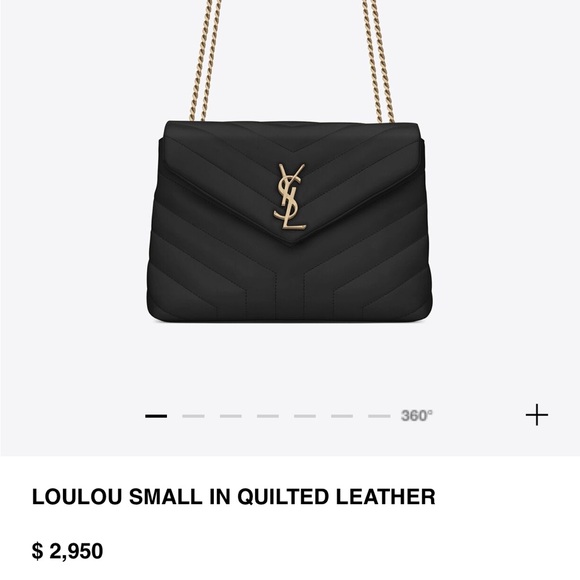 Saint Laurent: Lou Lou Small (Black & Gold)🖤 - Picture 2 of 15
